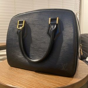 Louis Vuitton Epi Sablons Handle Bag- Black